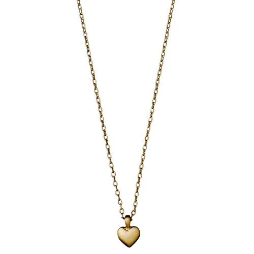 PILGRIM - SOPHIA Tiny Heart Pendant Necklace - Gold - 40 cm