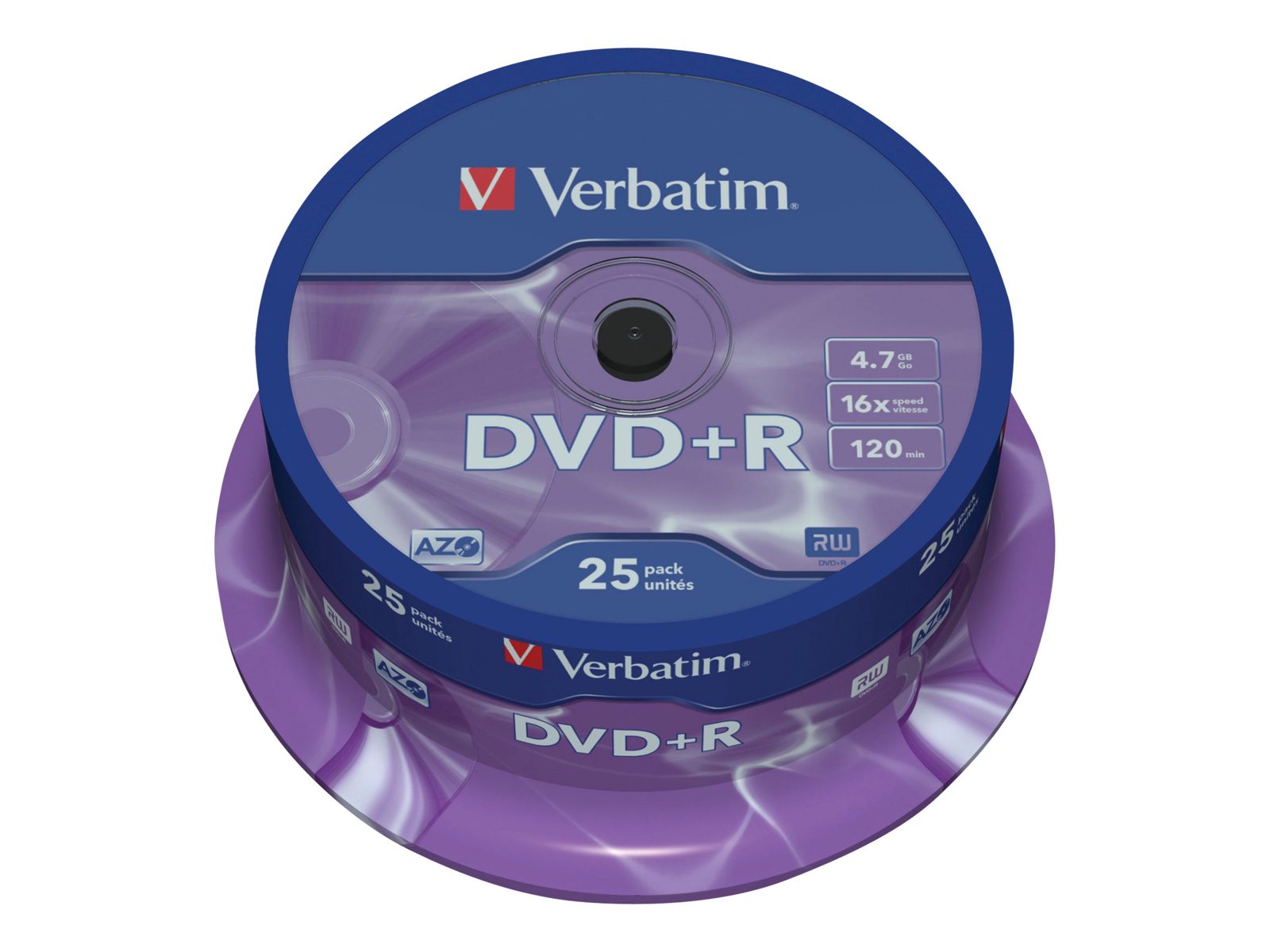 Verbatim Dvd+R 16X4,7GB 25PK sl