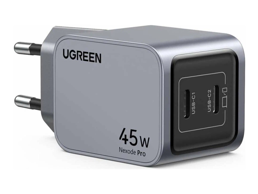 UGREEN Nexode Pro Dual USB-C Laddare - 45W
