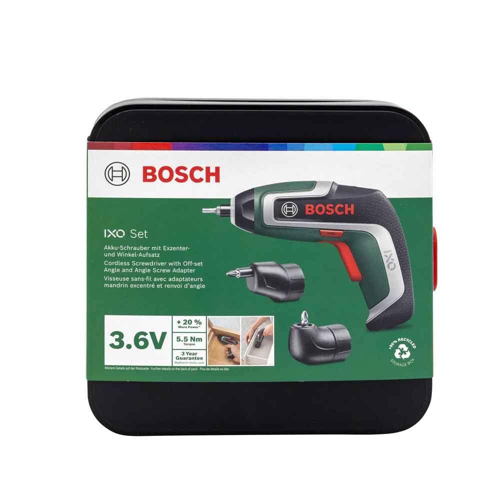 Bosch IXO VII Set - Skruvmejsel - sladdlös - 3.6 V