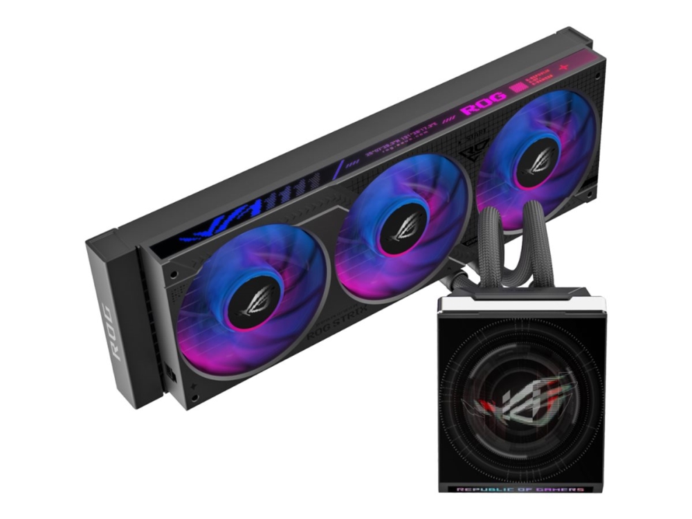 ASUS ROG Strix SLC IV 360 A-RGB LCD Svart