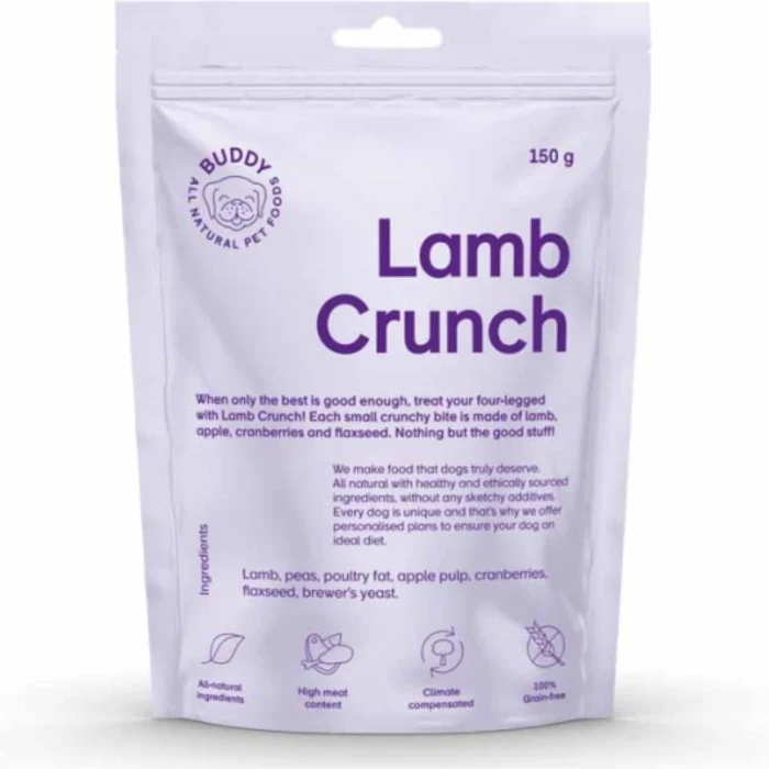 Buddy Pet Foods Crunchy Snack Lamb & Cranberries 150 g