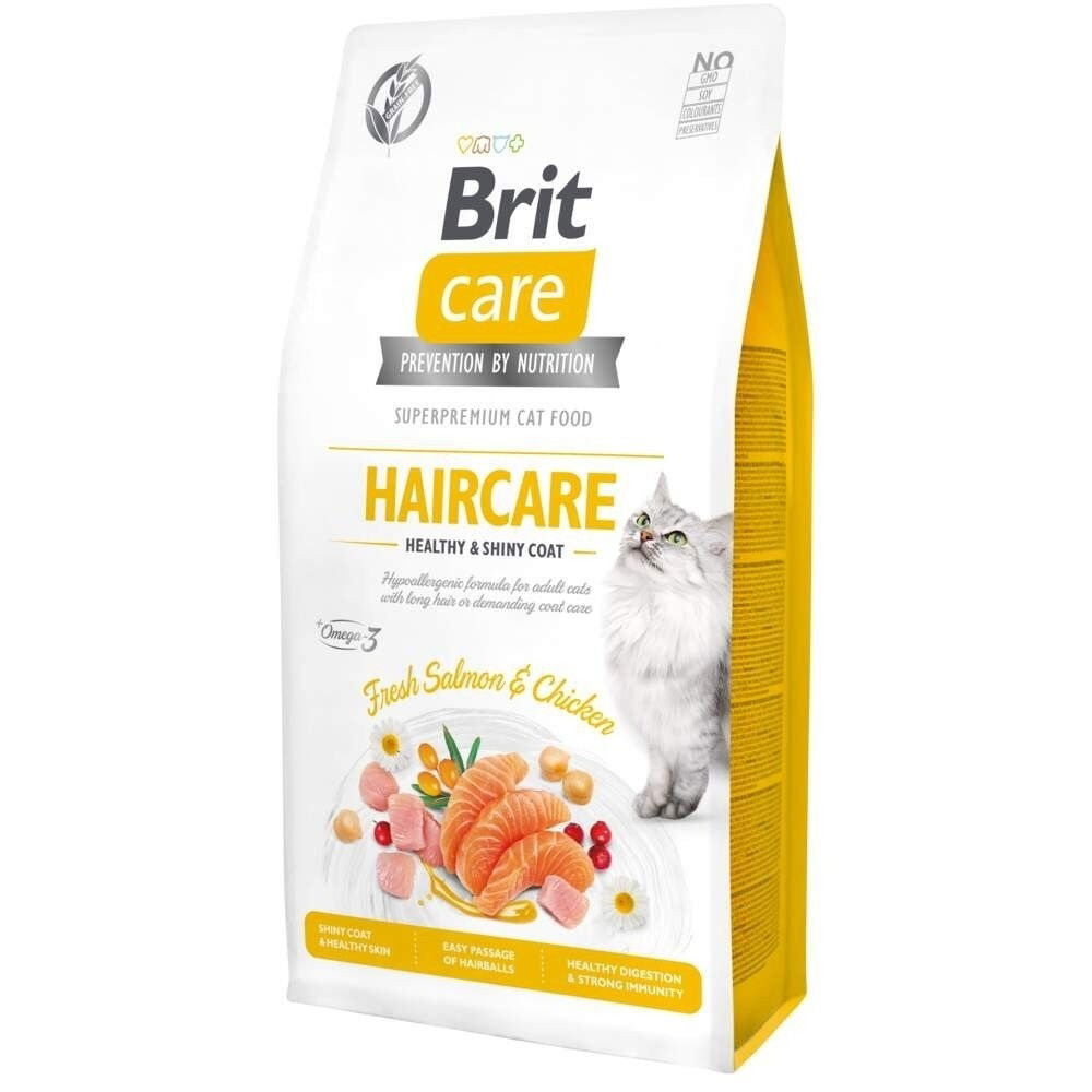 Brit Care Cat Grain Free Haircare Healthy & Shiny Coat Torrfoder till Katt 400 g
