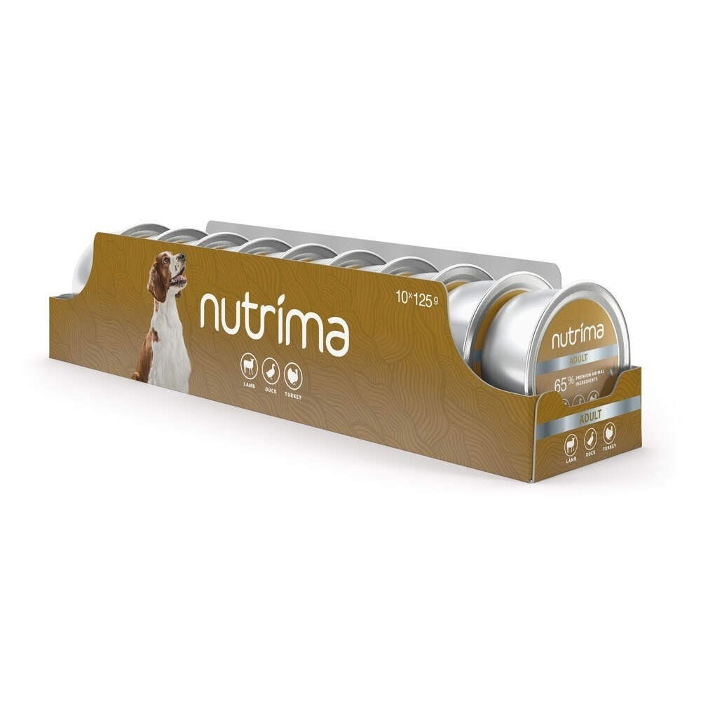 Nutrima Dog Adult Lamb, Duck & Turkey Våtfoder till Hund 125 g