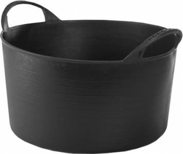 Tvättkorg UN elastisk flexibel svart 14L