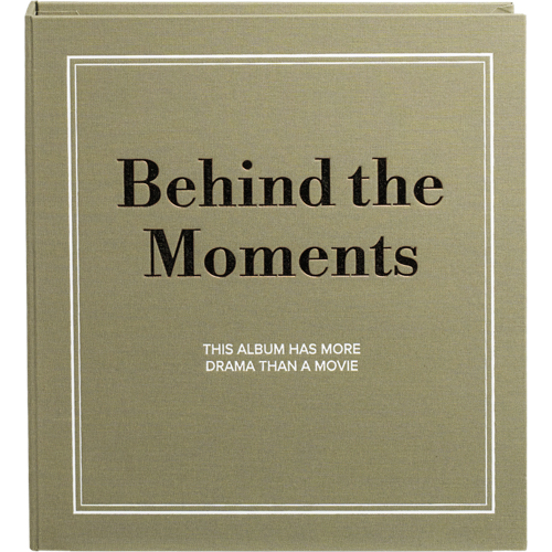 Focus - Coffee Table Behind The Moments Fotoalbum 24,5x27 cm – Dekorativt album i textil