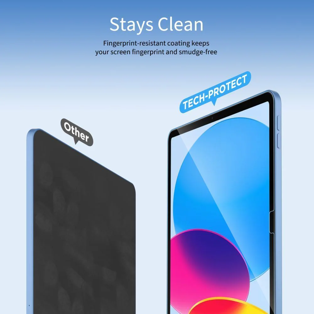 Tech-Protect Glass Fit+ 2-pack härdat glas för Lenovo Idea Tab 11.0 TB-336 - transparent, bild 4