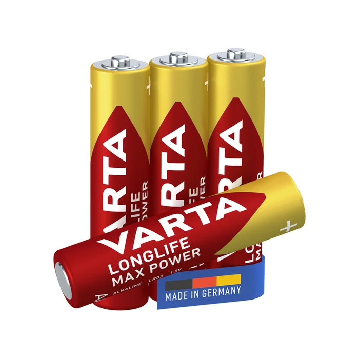 VARTA Longlife Max Power AAA batteri, 4 st