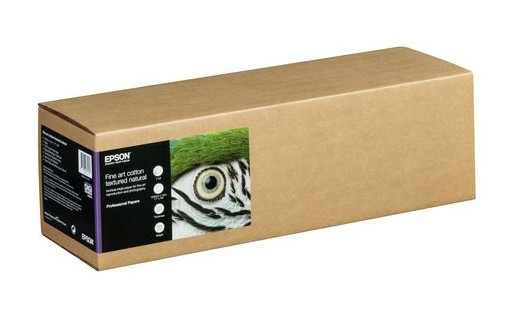 Epson Fine Art Cotton Textured Natural, 17"/432mm, 300g/m2, rulle 15 meter, bild 2