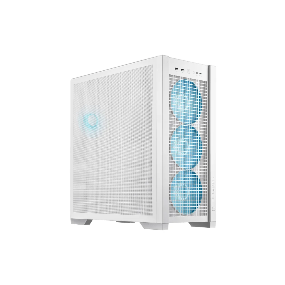 Asus TUF Gaming GT302 TG ARGB PC-chassi (vitt)