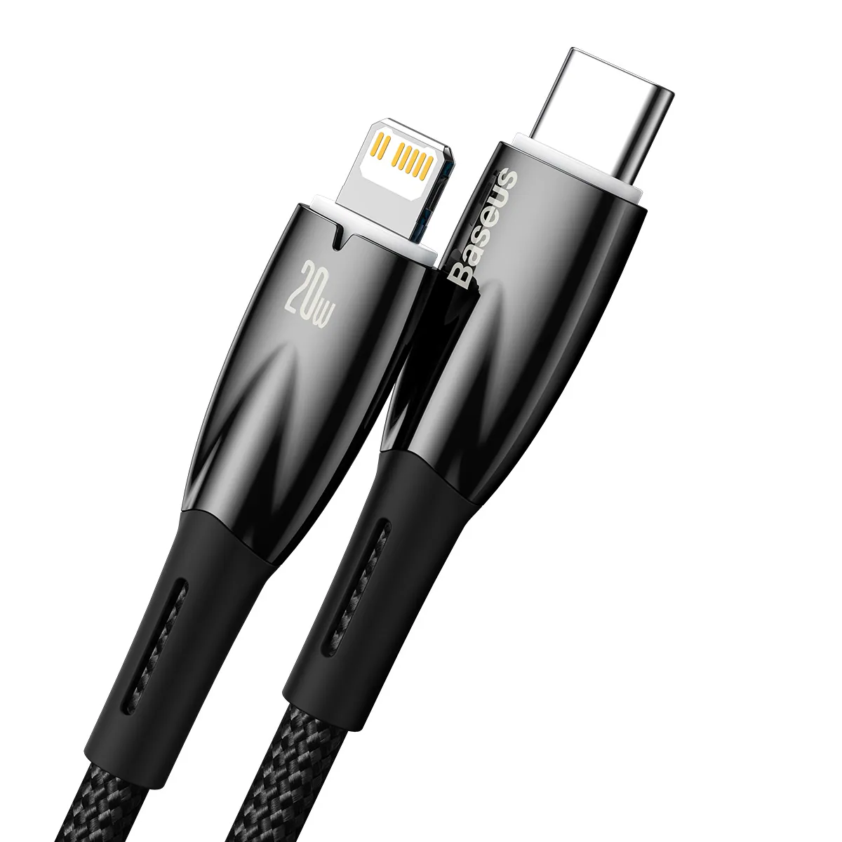 Baseus CADH000101 Lightning - USB-C PD-kabel 20W 480Mb/s 2m - svart, bild 2