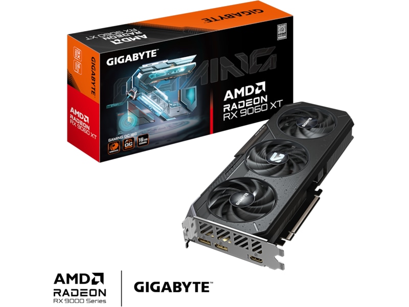 Gigabyte Radeon RX 9060 XT GAMING OC 16GB grafikkort, bild 5