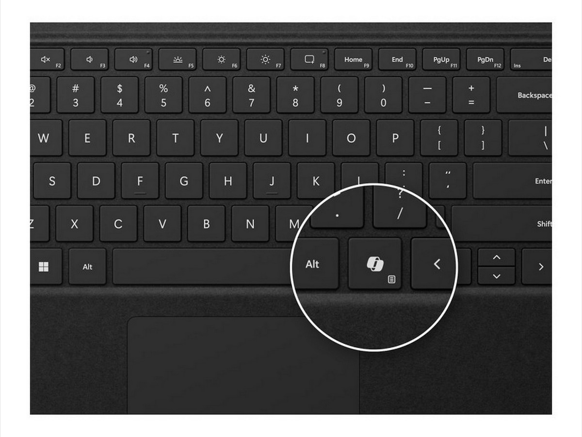 Microsoft Surface Pro-tangentbord, svart
