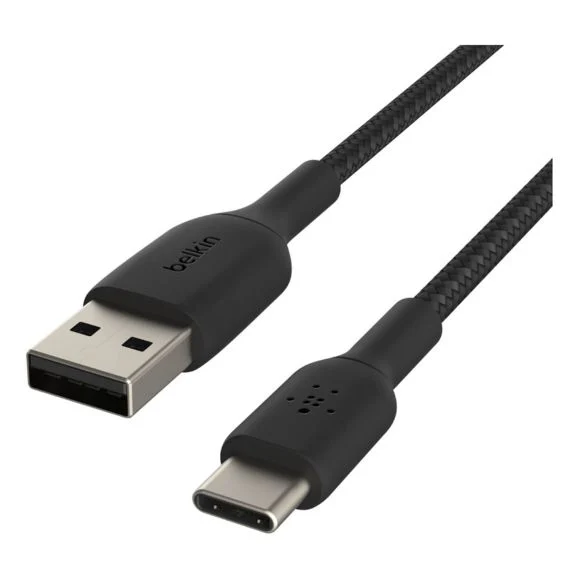 Belkin USB-A to USB-C Braided Cable 1m Black, bild 3