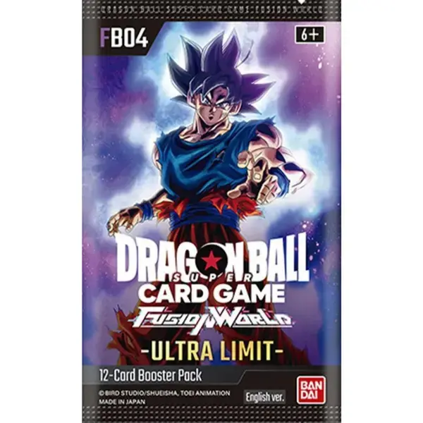 DragonBall Super CG Fusion World Ultra Limit FB04 Booster