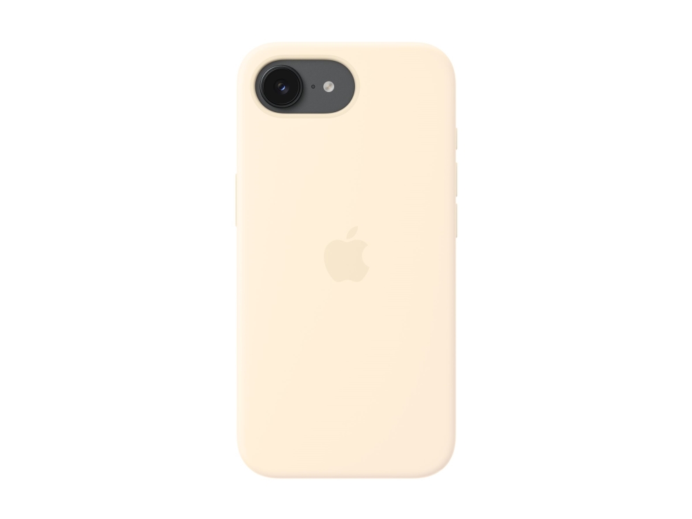 Apple iPhone 17e silikonskal med MagSafe, vanilj, bild 2