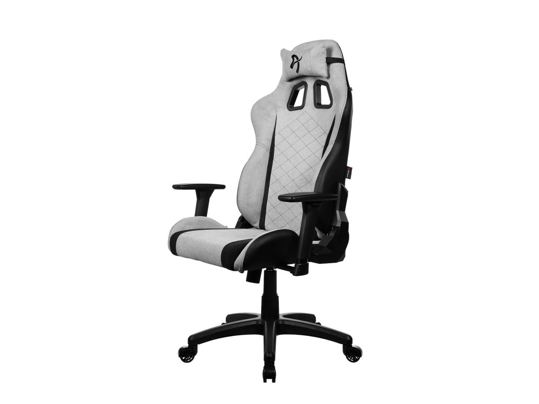 Arozzi Avanti SoftFabric gamingstol (ljusgrå)