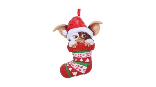 Nemesis Now - Gremlins Gizmo in Stocking julpynt - Figur, bild 3