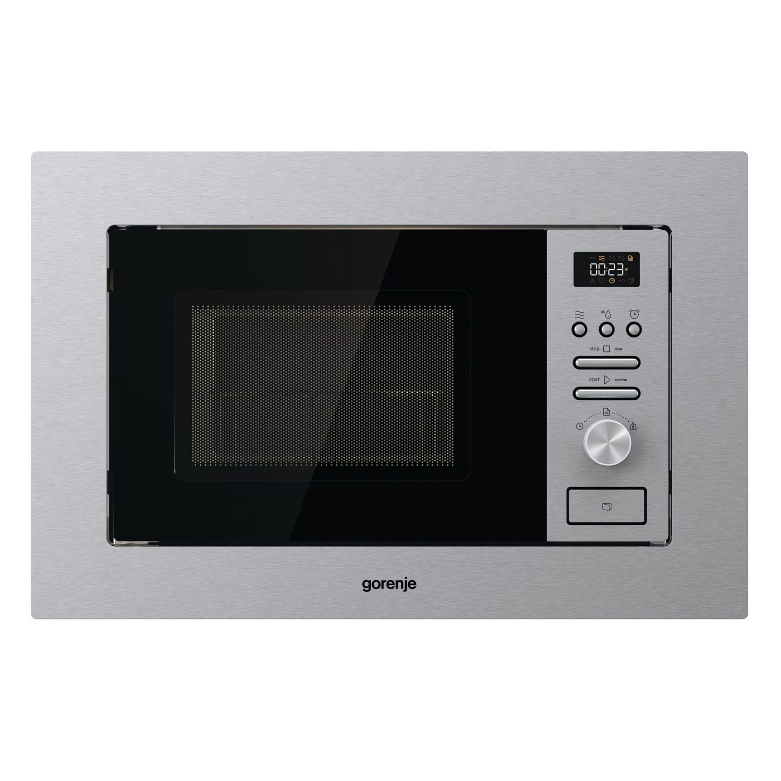 Gorenje BMI201AG1X, Inbyggd, Kombinationsmikrovågsugn, 20 l, 800 W, Inbyggd display, LED