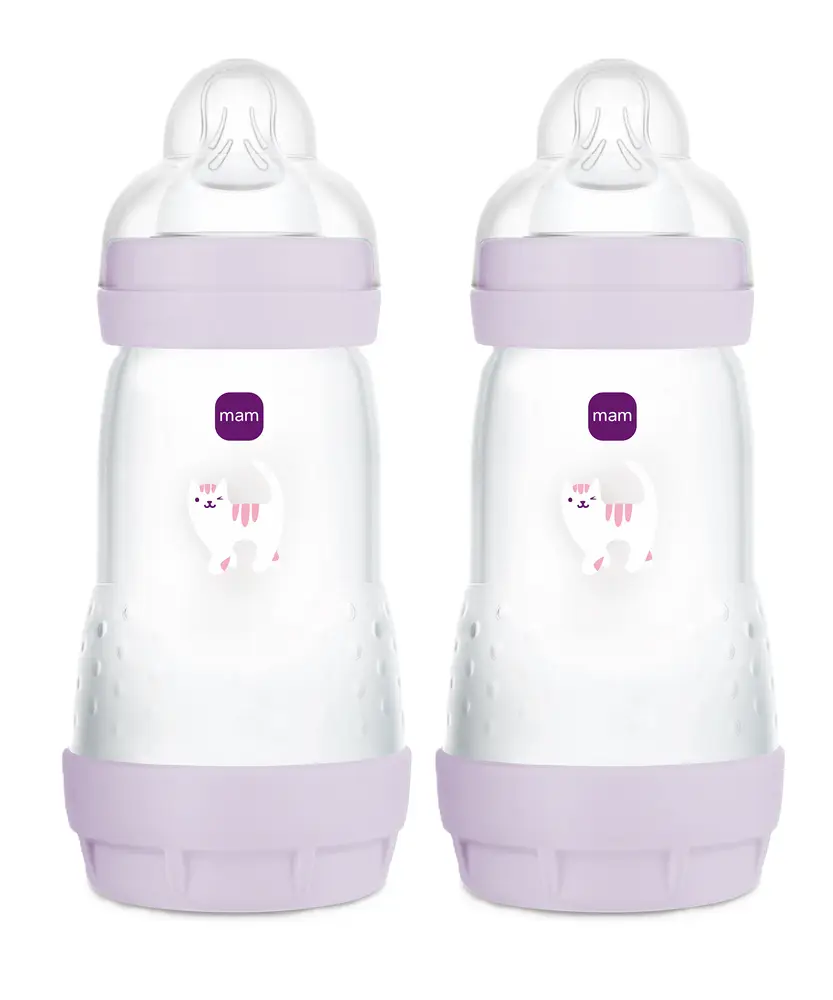 MAM Easy Start Anti-Colic 260 ml Pink, 2 st, bild 3