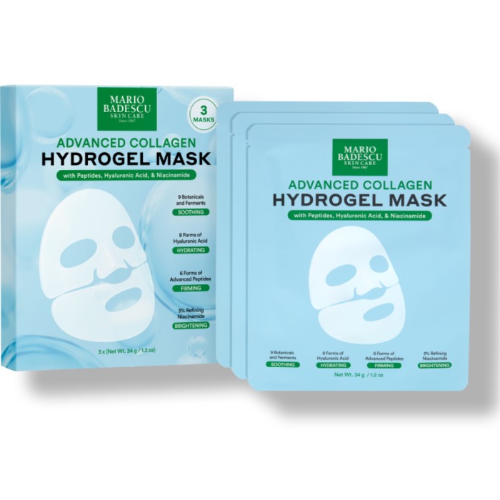 Mario Badescu Advanced Collagen Hydrogel Sheet Mask 3 pcs