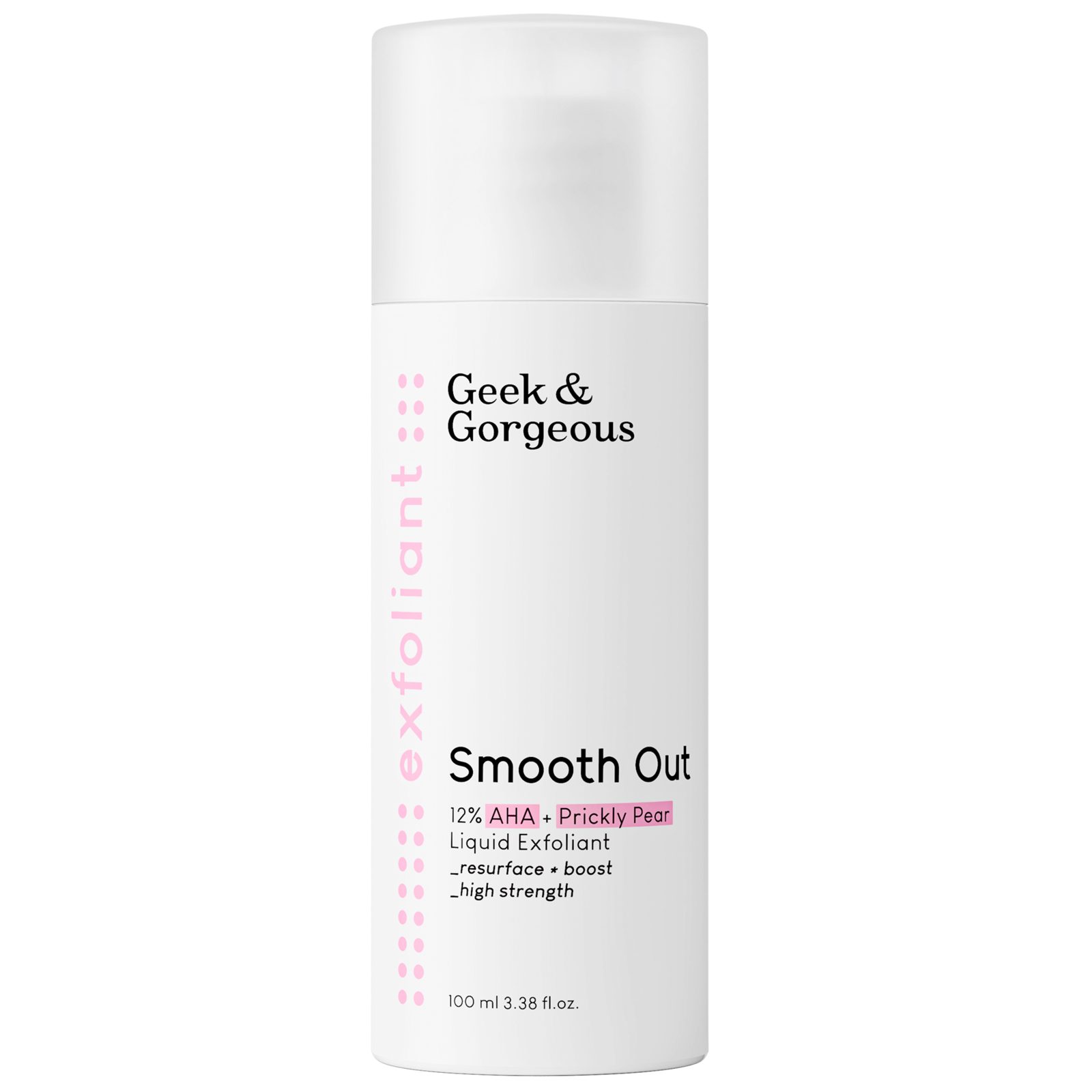 Geek & Gorgeous Smooth Out AHA+Kaktus-toner 100ml, 100 ml