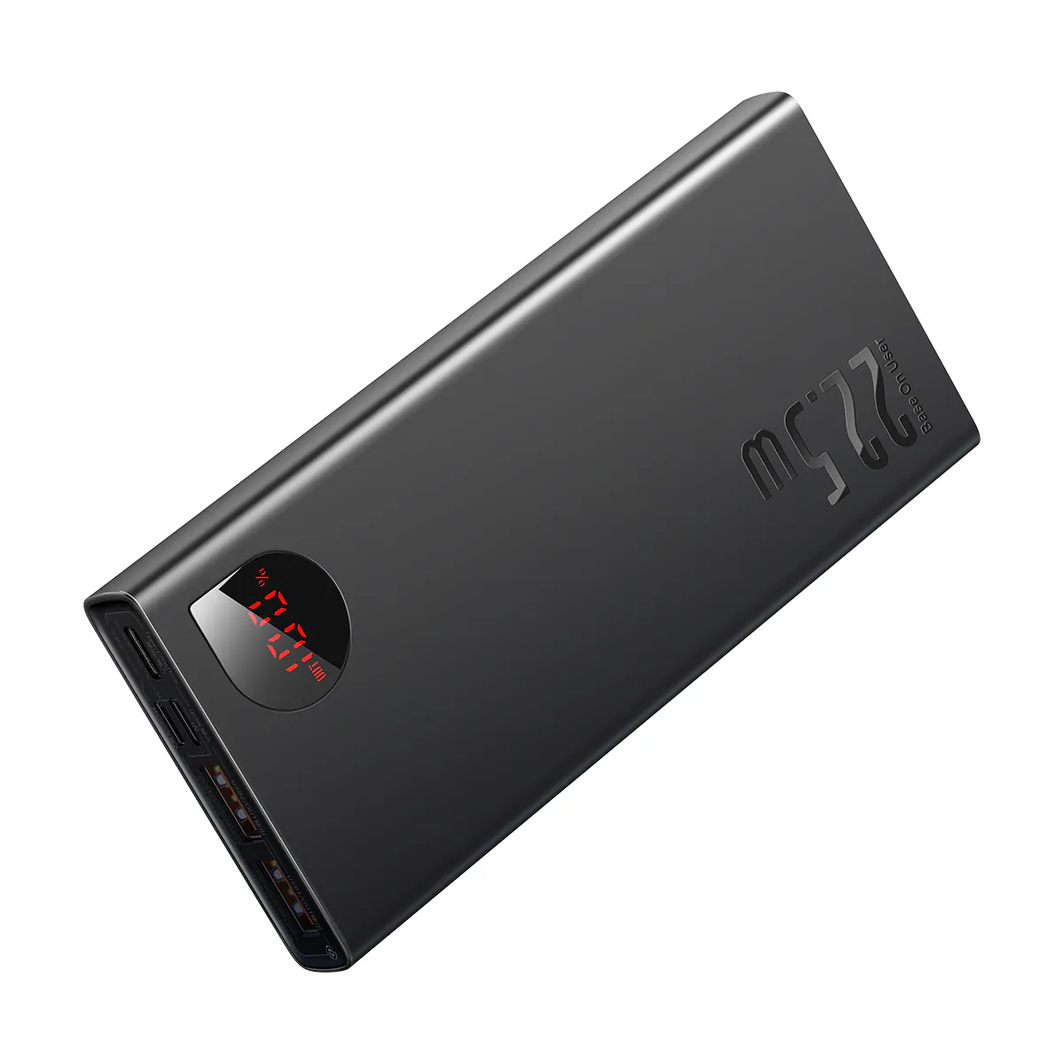 Baseus Adaman Metal Power Bank med snabbladdning 10000mAh 22.5W (Overseas Edition 2021) Svart, bild 3