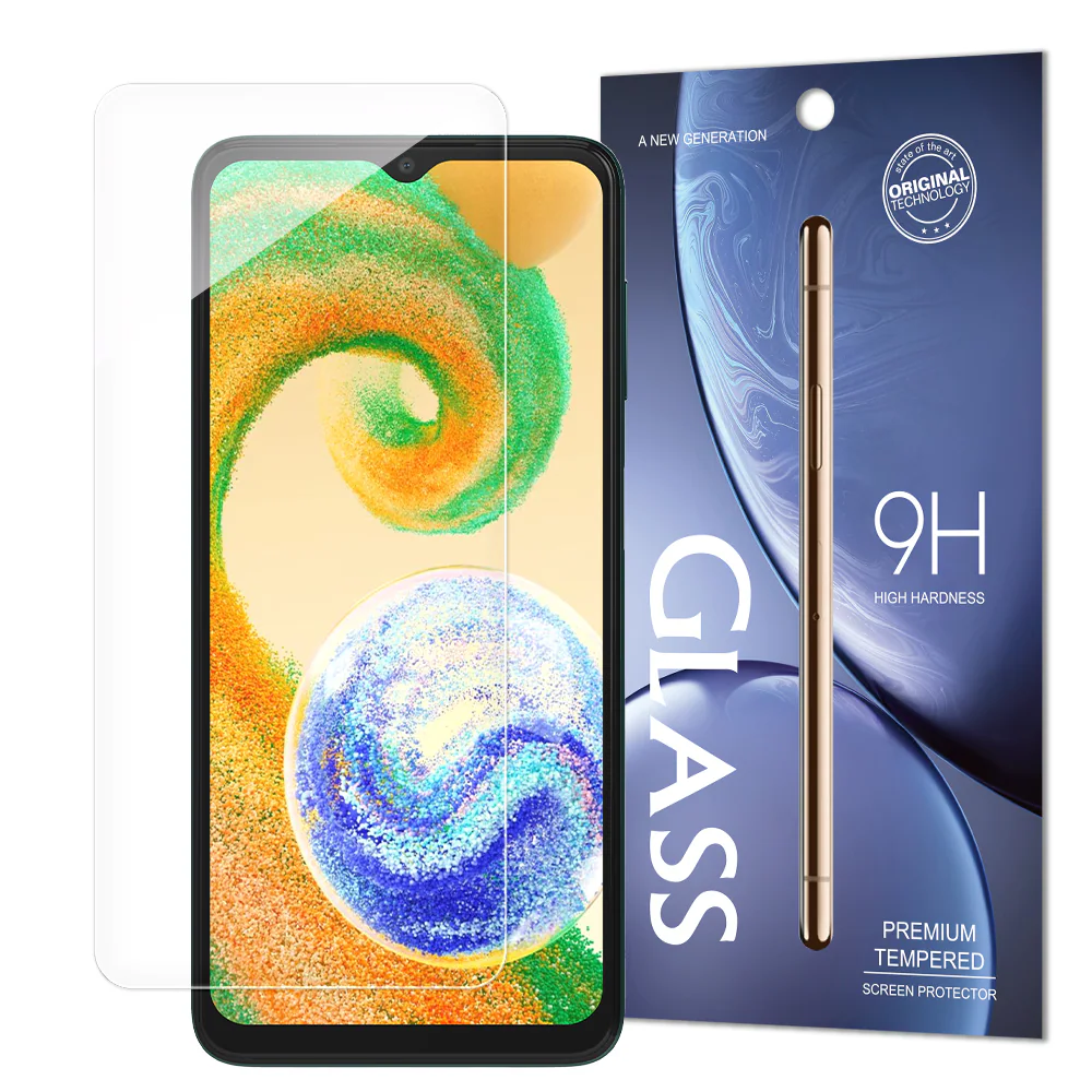 Standard härdat glas Samsung Galaxy A04s 9H härdat glasfodral