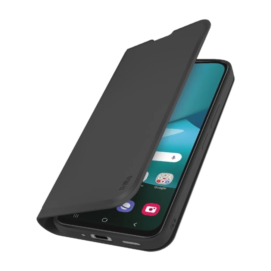 SBS Xiaomi Redmi 15C plånboksskal, svart
