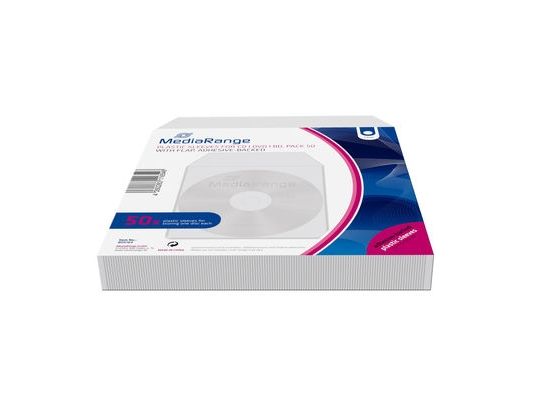 MediaRange BOX164, Transparent, Plast, 124 mm, 124 mm, 50 styck