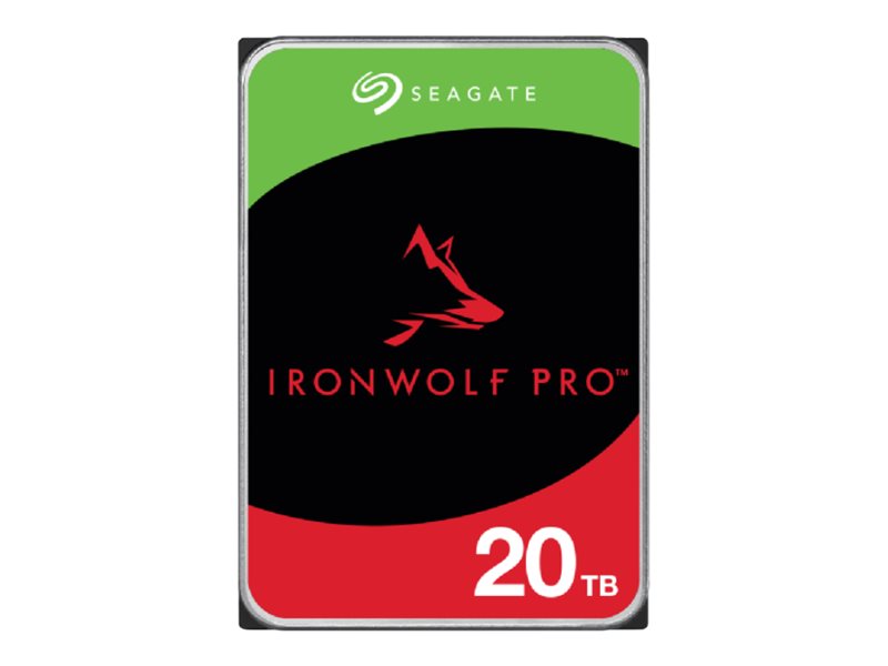 20 TB Seagate Ironwolf PRO, 7200 rpm, 256 MB cache, SATA3, NAS drive 24/7-drift
