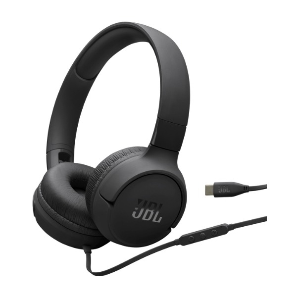 JBL Tune 520C hörlurar med kabel, svart, bild 3