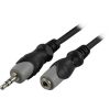 Förlängningsljudkabel stereo 3,5 mm, 15 meter - Svart, bild 2