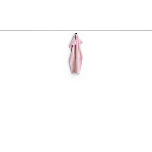 HAY - Randig Handduk - W40 x L60 cm - Cool Rosa
