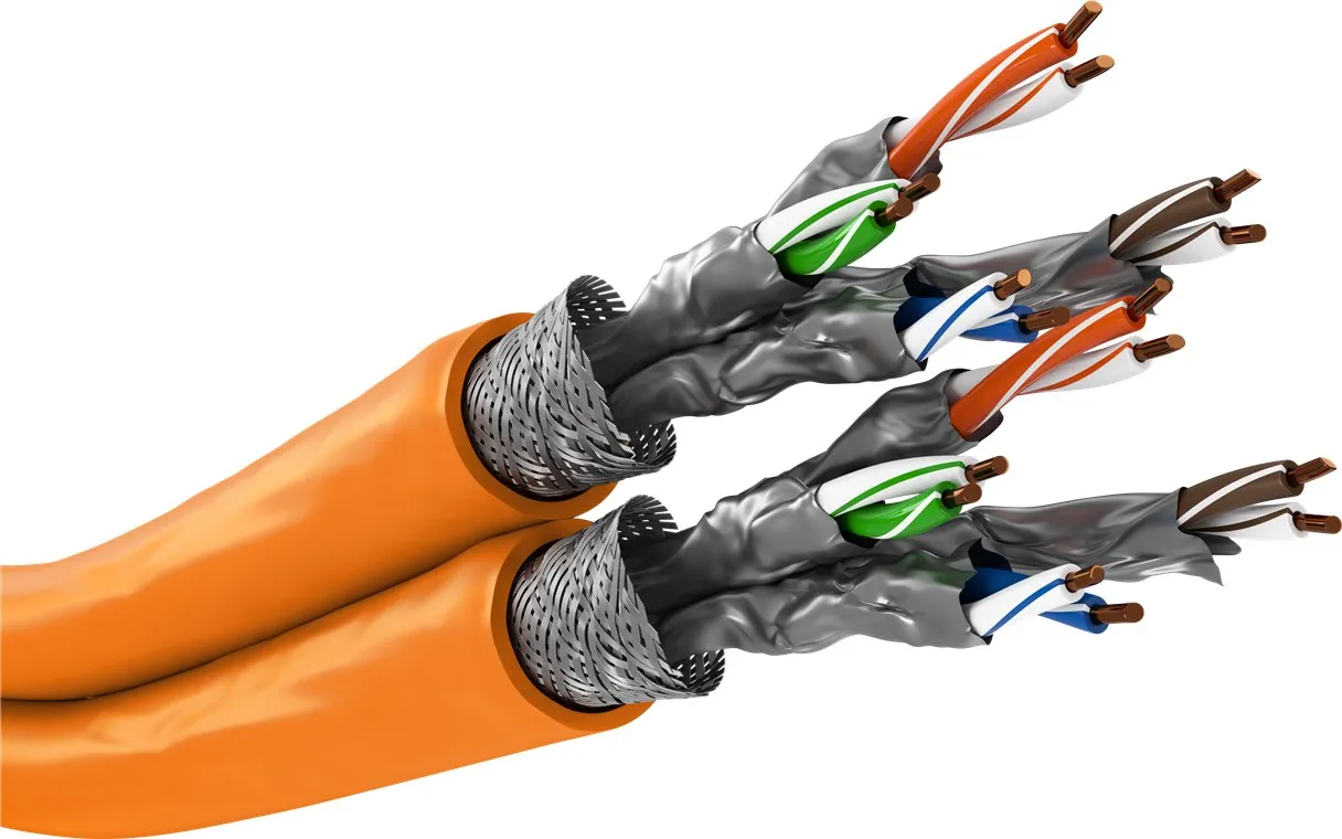 Goobay 75714, 50 m, Cat7a, S/FTP (S-STP), Orange