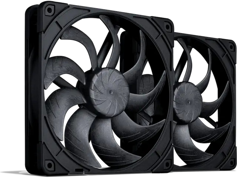 Noctua NF-A14x25 G2 140mm PWM Sx2-PP fläkt (2-pack, svart), bild 4