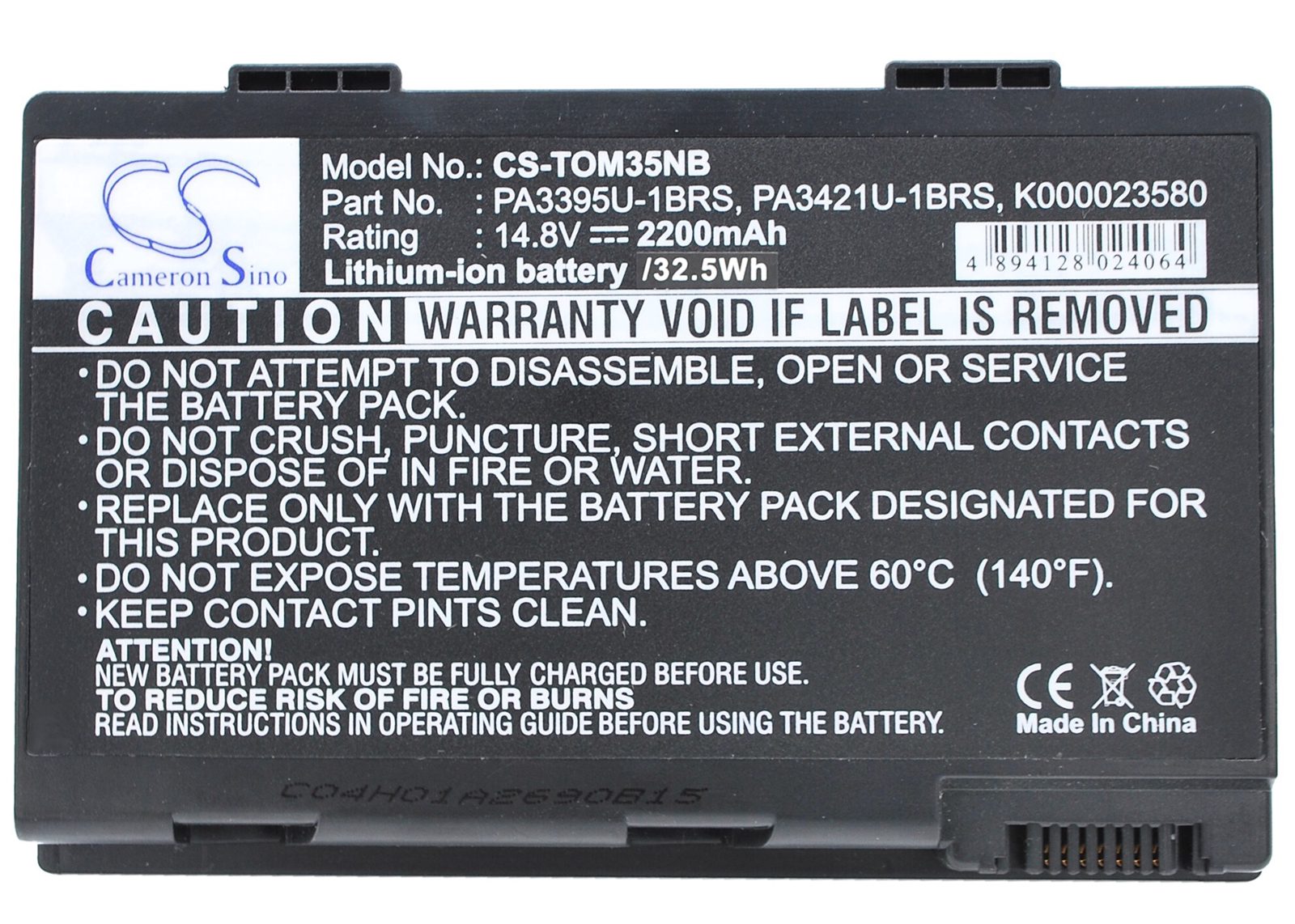 Batteri till Notebook, Bärbar dator för Toshiba Satellite M30X-S171ST m.fl., bild 4