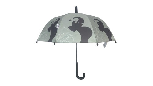 Follow the Duck - Umbrella with Elephant Print - Sage Green - 64 cm, bild 3