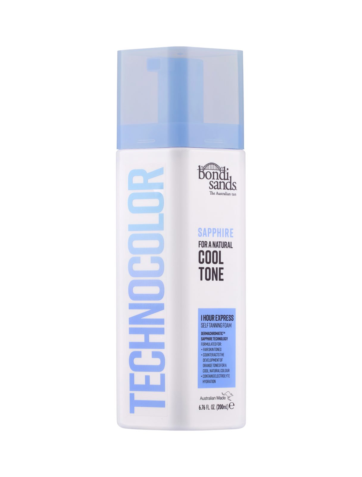 Bondi Sands Technocolor Cool Natural Colour Sapphire 200 ml