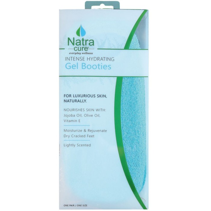 NatraCure Spa Booties Aqua 2 st