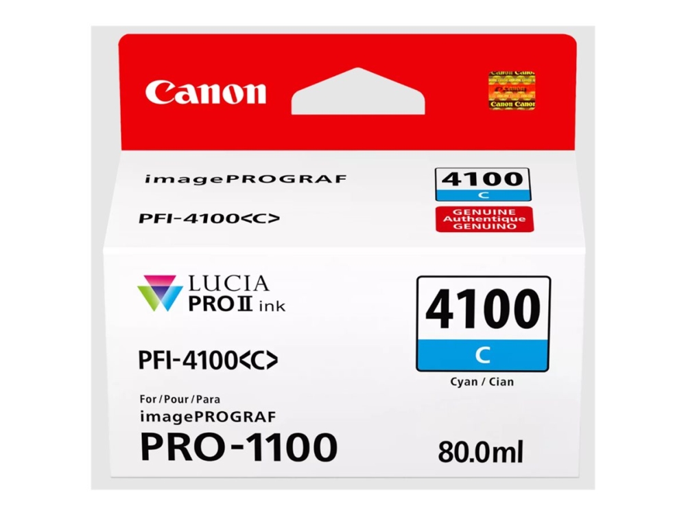 Ink Cartridge PFI-4100 MBK Matte Black 80 ml