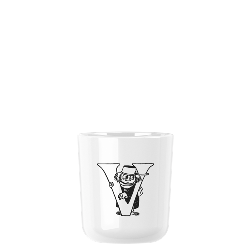 RIG-TIG - Moomin ABC mugg - Moomin white - 0.2 l