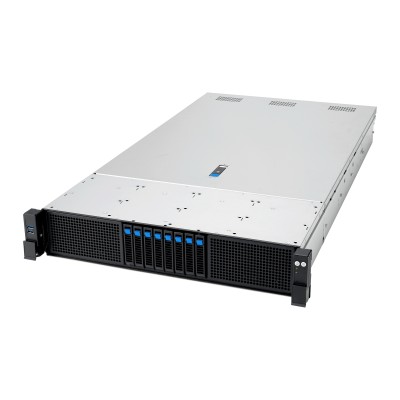 Asus Server RS720A-E13-RS8G, AMD EPYC 9005, 2U rackserver, 8x2.5" HDD/SSD, 8xM.2 PCIe 5.0, 2xOCP 3.0, 3200W redundant nätagg, utan CPU/RAM/HDD/LAN