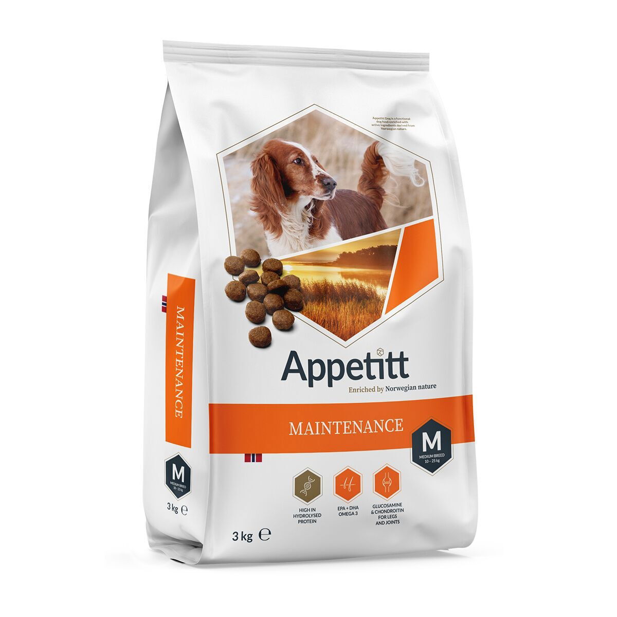 Appetitt Dog Maintenance Medium Torrfoder till Hund 3 kg