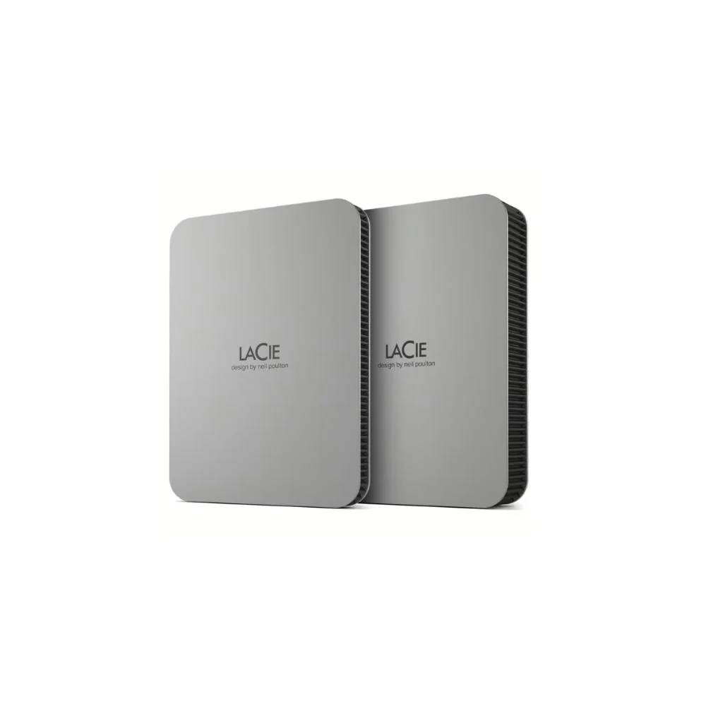 Lacie STLP2000400 mobile Drive 2TB 2.5" extern hårddisk, silver