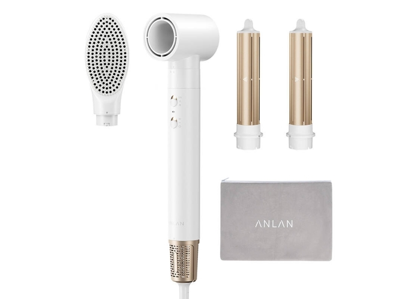 ANLAN 4-in-1 Hair Stylist Straightener and Curler 05-ACFS41-02E