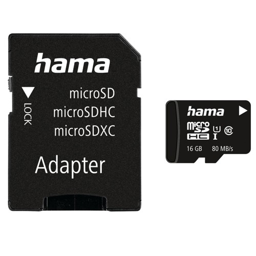 Hama MicroSDHC 16 GB C10 UHS-I 80 mb/s