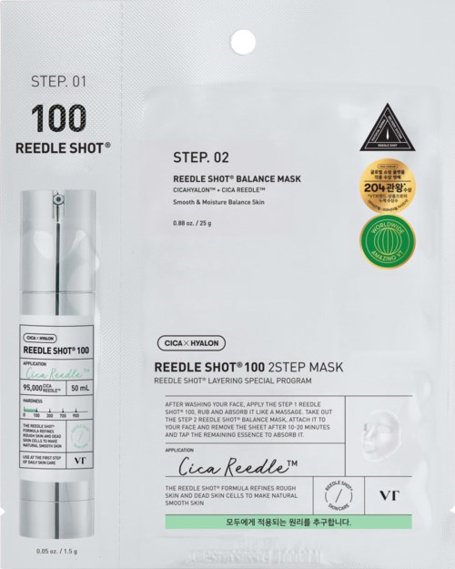 VT Cosmetics Mild Reedle Shot 100 2-step Mask, bild 5