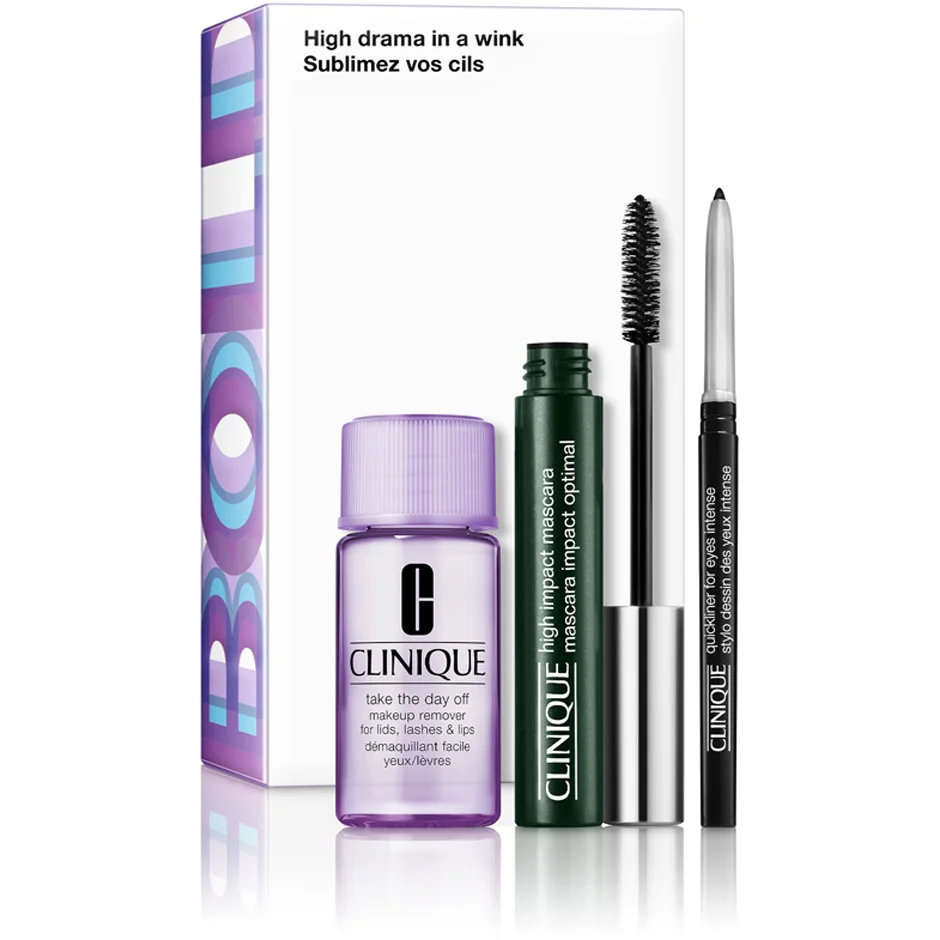 Clinique High Drama In A Wink Set 7ml+30ml+0,14g