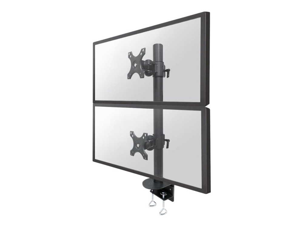 Neomounts FPMA-D960DVBLACKPLUS dubbel monitorarm, svart